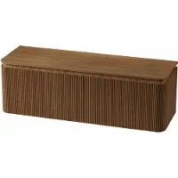 Royal plaza Terra Edge Badkamermeubelset - 140x45.5x46cm - topblad - 2 lades - sandwood (licht eiken) SW1449116/SW1418396