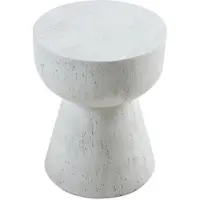 En.casa Bijzettafel Oulvepijanse rond 40 cm wit []