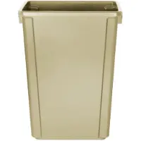 Jantex Smalle Afvalbak Beige 60ltr - FX149 - Horeca & Professioneel