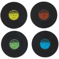 Balvi set van 4 LP onderzetters The Coaster