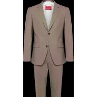 HUGO Tweedelig, slim-fit pak van een wolmix met stretch