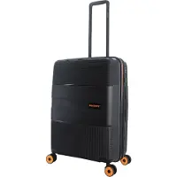 Discovery Trails Harde Koffer / Trolley / Reiskoffer - 64 Liter Medium - Zwart - Zwart / Medium