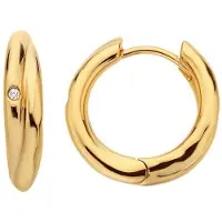 Hot Diamonds DE812 GOUDEN OORRINGEN MET DIAMANT 1 PAAR