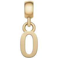 Daniel Wellington LETTER CHARM DW00400498 GOLD-PLATED LETTER O BEDEL 1 STUK