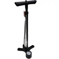 Uneik Fietspomp Classic Zilver Met Manometer