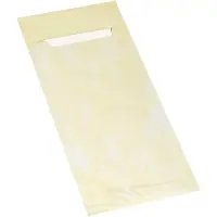 Papstar 1x 520 Bestekzakjes 20 cm x 85 cm creme inclusief wit servet