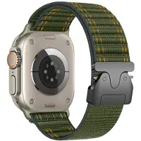 Beline Geweven Nylon Diagonale Parachuteband Voor Apple Watch 42 44 45