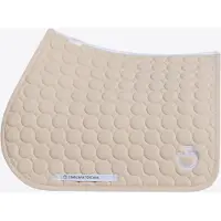 Cavalleria Toscana Circle Quilted Jersey Zadeldek Full Light Beige