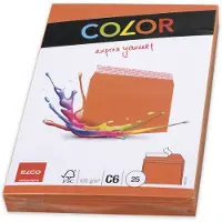 Elco envelop Office Color FSC C6 100 gram oranje 25 stuks - EO-74634-82