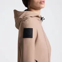 Cavalleria Toscana Dames Perforated Jersey Softshell M Taupe