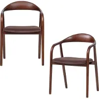 Woood eetkamerstoel (set van 2) Bran