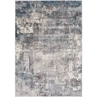 Surya Noa vloerkleed modern abstract blauw