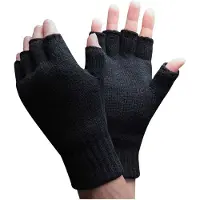 Thinsulate 3m Dunsulate wintervingerloze handschoenen voor heren - Zwart