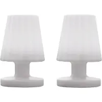 Lumisky Set van 2 draadloze tafellampen H22CM LADY MINI