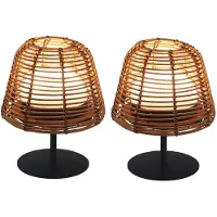 Lumisky Set van 2 draadloze tafellampen H16CM BOHEME