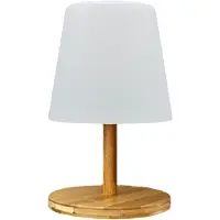 Lumisky Draadloze LED tafellamp H25CM STANDY MINI WOOD