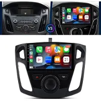 Junsun Android 15 AutoRadio Geschikt voor Ford Focus 3 MK3 (2011-2019) Accessoires - Draadloze CarPlay & Andriod Auto - Bluetooth - GPS-Navigatiesysem - 9 inch IPS Touchscreen - WiFi - RDS - USB