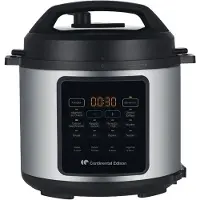 Continental Edison Multi-cooker Pressure Cooker - - CEMCSP10006L - 6 L - 1000 W - Black and Stainless Steel