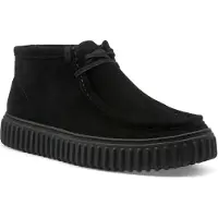 Clarks Veterschoen 'Torhill Hi' zwart