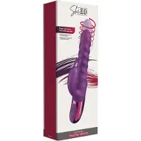 She.E.O Rabbit Vibrator Swirl - Paars - Roterende vibrator - Oplaadbare vibrator