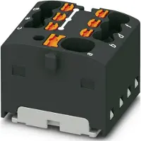 Phoenix Contact 1047472 Verdeelblok Push-In-klem Zwart 20 stuk(s)