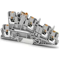 Phoenix Contact 3213957 Installatieklem voor aardleider Push-In-klem Grijs 50 stuk(s) Piece