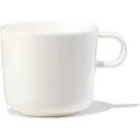 HEMA Koffiekopje 200ml Knap New Bone China Wit (wit)