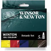 Winsor & Newton 1490714 Winton Olieverf Set Botanic 5x37ml – Olieverf voor Bloemen & Landschappen
