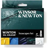 Winsor & Newton 1490715 Winton Olieverf Set Seascape 5x37ml – Olieverf voor Zee, Lucht & Landschap