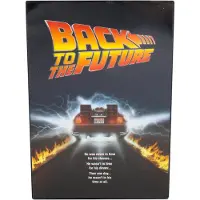 Fizz Creations Back To The Future Poster With light Burning Rubber Multicolours