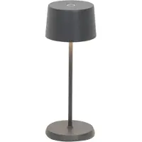 Zafferano OLIVIA PRO MICRO LED tafellamp Donkergrijs oplaadbaar en dimbaar