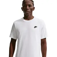 Nike Shirt 'Club' zwart / wit