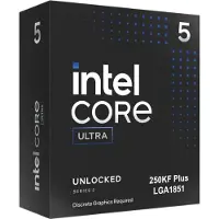 Intel Core Ultra 5 250KF Plus-processor - 4,20-5,30 GHz, in doos zonder koeler