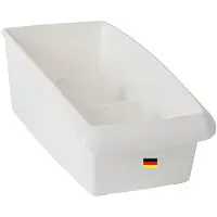 Novaliv cosmetica organizer kleine lade organizer badkamer - 25 x 12 cm ANTRACIETGRIJS make-up kwastenhouder? Opbergruimte voor make-upkwasten, eyeliner, lippenstift, lipgloss, cosmetische kwasten