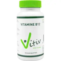 VITIV Vitamine B 12 methycobalamine 100 zuigtabletten