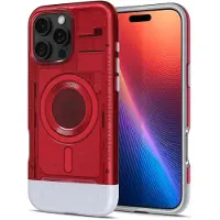 Spigen Classic C1 MagSafe iPhone 16 Pro Hoesje Rood