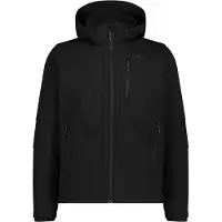 CMP - Jacket Zip Hood Softshell - Softshelljack 60, zwart
