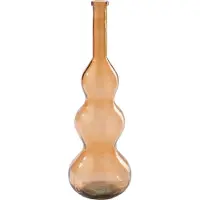 J-Line vloervaas glas - oranje - 100 x 33 cm