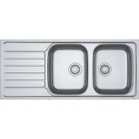 Franke Spark SKX 621 spoelbak opbouw 116x50cm RVS
