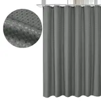INF Waterdicht douchegordijn voor badkamer Gray S