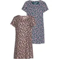 Vivance Nachthemd 'Dreams' blauw / grijs / pink