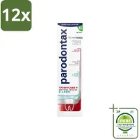 Parodontax - Tandpasta - Tandvlees+Gevoeligheid & Adem - Whitening - 75 ml - Voordeelverpakking - 12 stuks - Tandvlees - Gevoeligheid