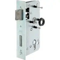 GAH Alberts Slotcilinder, Vervangend slot geschikt voor 40 mm slotkast gegalvaniseerd DIN links/rechts voorbouwbreedte 33 mm