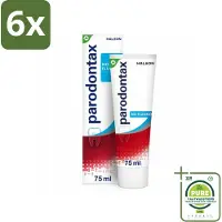 Parodontax – Tandpasta – Zonder Fluoride – 75 ml - Voordeelverpakking - 6 stuks - Tandpasta zonder fluoride - Gezond tandvlees