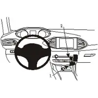 Brodit ProClip Peugeot 308 2014-2015 Haakse Bevestiging