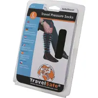 Travelsafe Pressure socks, compressiekousen, zwart