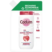 Cadum Zeepvrije Wasgel Dermo-Respect Eco-Navulling 500 ml