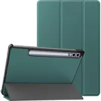 IMoshion Trifold Bookcase voor de Samsung Galaxy Tab S10 Plus / Tab S9 FE Plus / Tab S9 Plus - Donkergroen