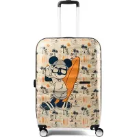 American Tourister Trolley beige / donkerblauw / oranje / zwart