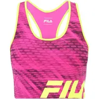 FILA Trescine Aop Bra Pink Urban Jungle Maat: M | Sport BH's Outlet | Dames | Roze